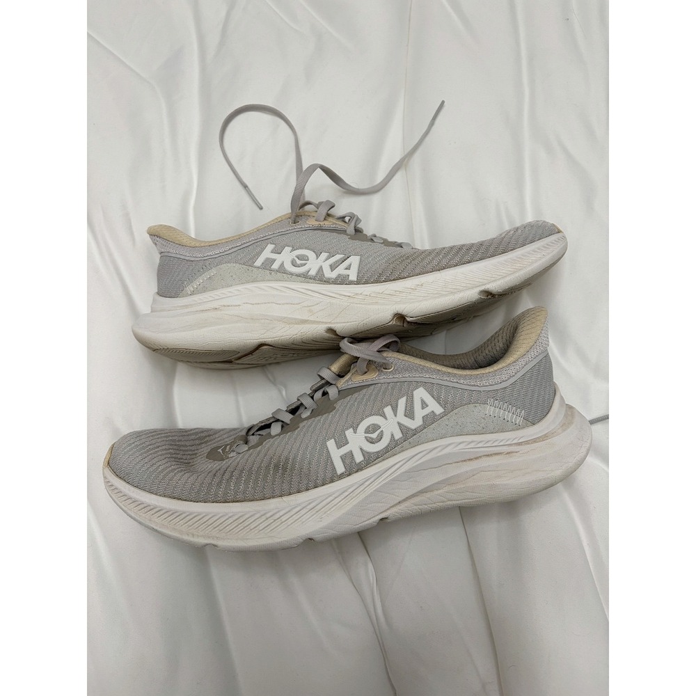 Hoka Solimar Womens 10 Running Shoes Grey Nimbus Cloud Silver 1123075